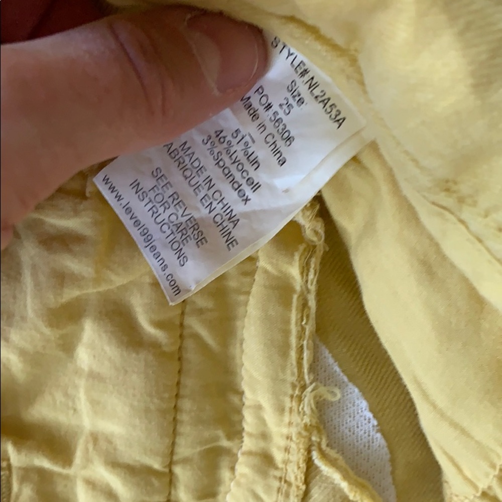Level 99 Anthropologie wide leg linen pants - Picture 5 of 7